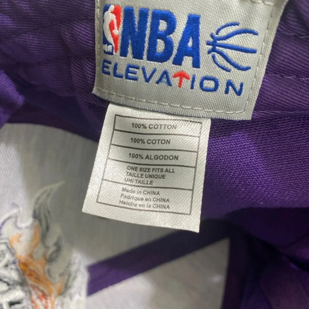 Phoenix Suns Purple Baseball Hat Adjustable NBA Elevation 100% Cotton - Picture 9 of 9